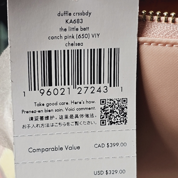 Kate Spade Chelsea Nylon Duffle Crossbody - Picture 8 of 10